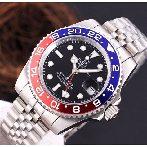 rolex azul y rojo